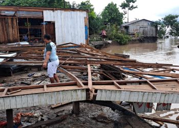 Sarayacu en crisis: erosión deja sin hogar a 92 familias y alcalde exige mayor apoyo