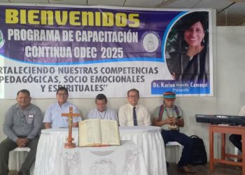 Capacitación en San Lorenzo refuerza competencias pedagógicas y espirituales a maestros