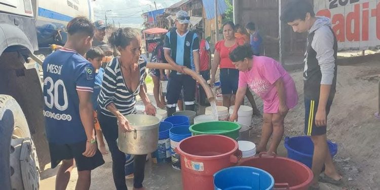 Vecinos de Iván Vásquez y 21 de Setiembre exigen abastecimiento de agua potable