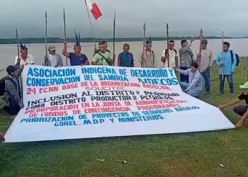Pueblos kukamas de Parinari suspenden temporalmente su medida de lucha