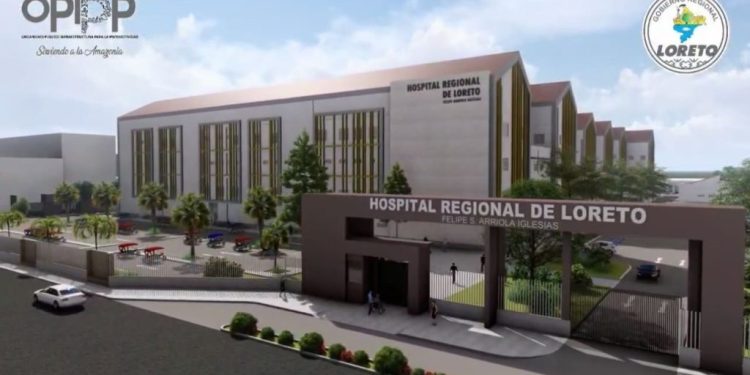 Gobierno Regional de Loreto asegura avances en construcción del Hospital Regional en Iquitos