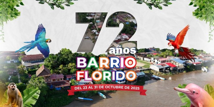 Barrio Florido celebra 72 años de tradición, fe y alegría popular