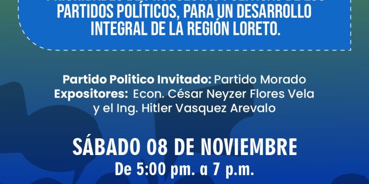 Loreto Conversa promueve nuevo diálogo político con El Partido Morado