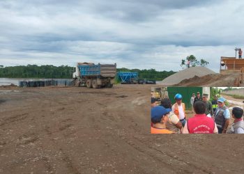 Ejecutan operativo multisectorial para ordenar la extracción de agregados en el río Marañón