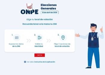 ONPE habilita plataforma para elegir local de votación de cara a las Elecciones 2026