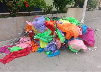 Municipalidad de Maynas retira paraguas de la Alameda por fallas técnicas y anuncia nueva ornamentación