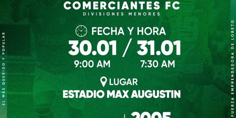 Comerciantes FC abre visoría 2026 con llegada de Pablo Bengochea a Iquitos
