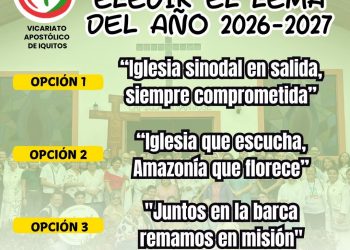 Vicariato de Iquitos convoca a fieles a elegir el lema pastoral 2026-2027