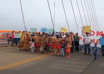 Barrio Florido se sumó a la presión por el fideicomiso indígena