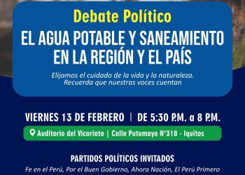 Foro ciudadano debatirá propuestas sobre agua potable y saneamiento rumbo a elecciones 2026