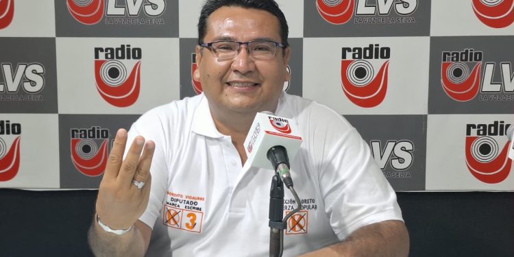 César Vidaurre plantea impulsar conectividad, energía y seguridad ante visita de Keiko Fujimori a Loreto