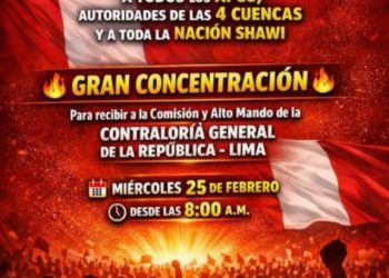 Pueblo shawi mantiene protesta en Balsapuerto y espera llegada de comisión nacional