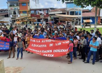 Pueblos indígenas del Datem del Marañón se declaran en movilización permanente por autonomía educativa