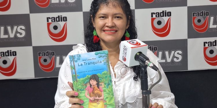 Escritora Ana Luisa Ríos presentó “La tranquila”, obra inspirada en la Amazonía