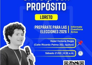 Jóvenes convocan al foro “Un voto con propósito” para promover el voto informado en Loreto