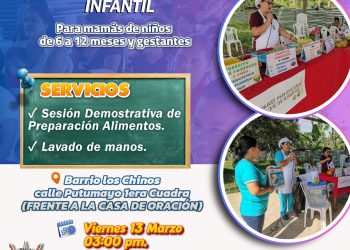 Realizan jornada preventiva para gestantes y niños en barrio Los Chinos