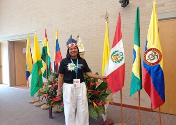 Lideresa indígena de Putumayo participa en asamblea amazónica en Bogotá