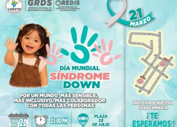 Loreto realizará caminata por el Día Mundial del Síndrome de Down este sábado