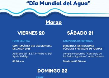 ANA realizará actividades por el Día Mundial del Agua en Iquitos