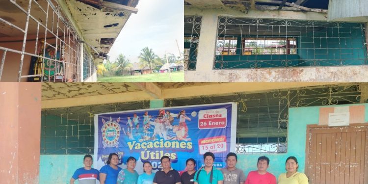 Comunidad de Estrella formaliza denuncia por colapso de colegio en Datem del Marañón