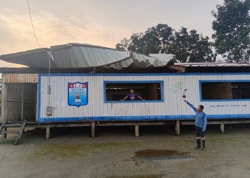 Vientos de fuerte intensidad causan daños en Andoas y exigen atención urgente de autoridades