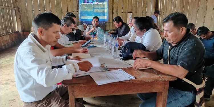 Datem del Marañón inicia sesiones descentralizadas con concejo en Santa Rosa del Aripari