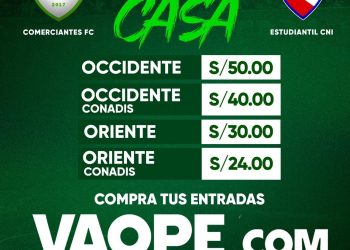 Comerciantes FC y CNI protagonizan duelo clave este domingo en la Liga 2