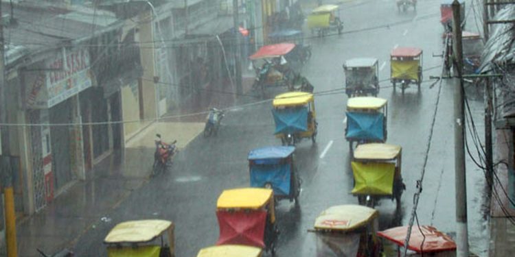 SENAMHI alerta lluvias continuas en Loreto