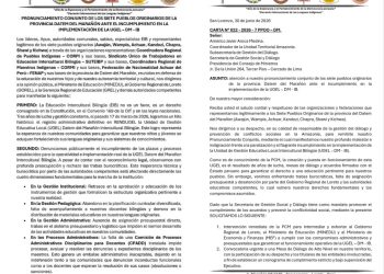 Pueblos indígenas exigen inmediata implementación de UGEL Intercultural