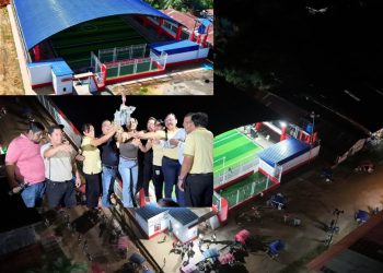 Alcalde Wellinton Silvano inauguró moderna losa deportiva en Carabanchel