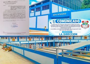 Frenan inauguración de escuela en San Lorenzo por deficiencias en la infraestructura