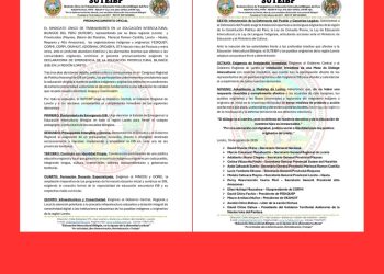 Organizaciones indígenas y SUTEIBP exigen emergencia para la educación bilingüe en Loreto