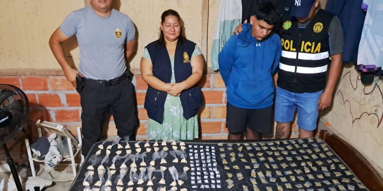 Cae microcomercializador con más de 150 dosis de droga en San Lorenzo