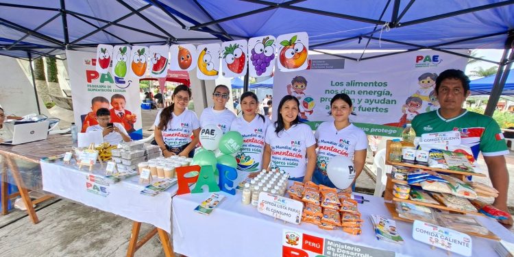 Loreto: PAE Midis promueve la alimentación escolar saludable en actividades por el Día Mundial de la Alimentación